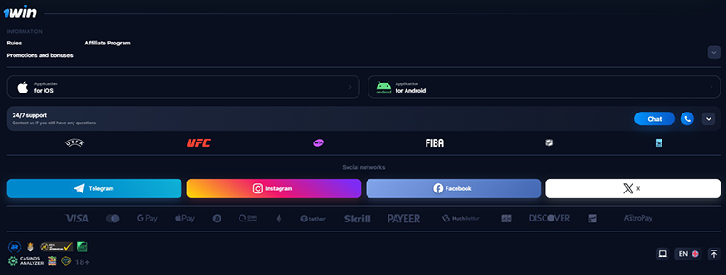 1win roulette platform