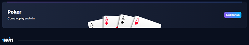 1win Poker